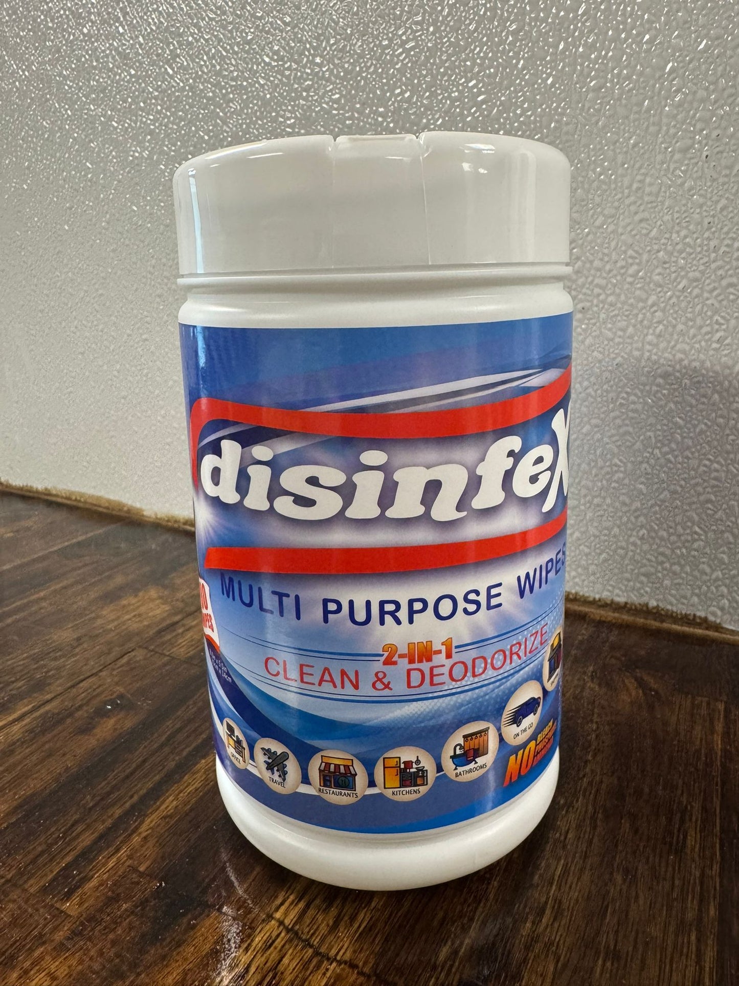 Disinfex Multi Purpose Wipes/only for 60 and older receive for free in-store